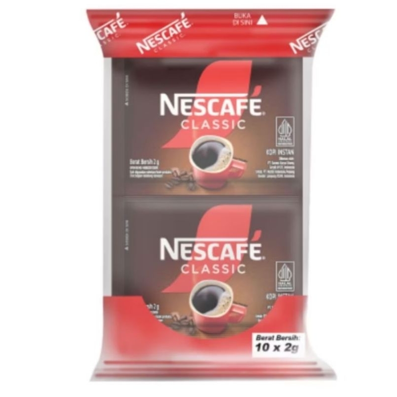 

nescafe classic sachet (10×2gr)