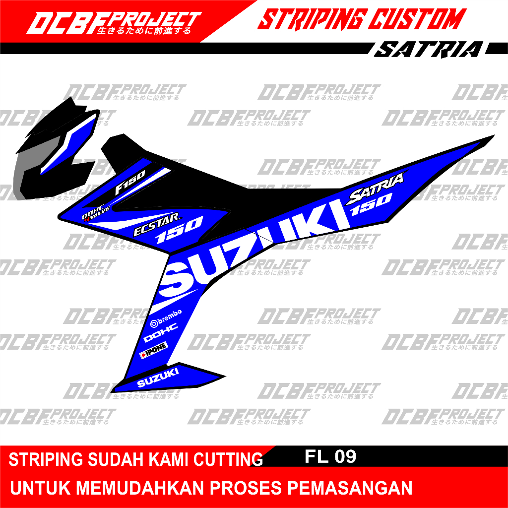 STRIPING SUZUKI  SATRIA FU FI