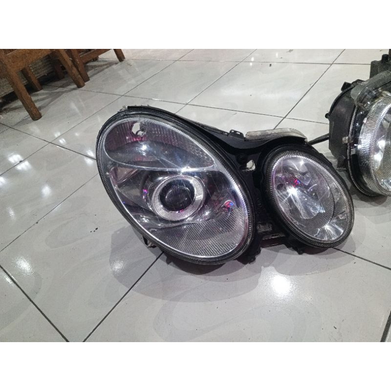 headlamp Mercedes-Benz w203W211 projektor original. lampu depan mercy w203 original