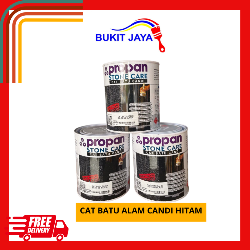 PROPAN STONE CARE /CAT BATU ALAM CANDI HITAM DOFF