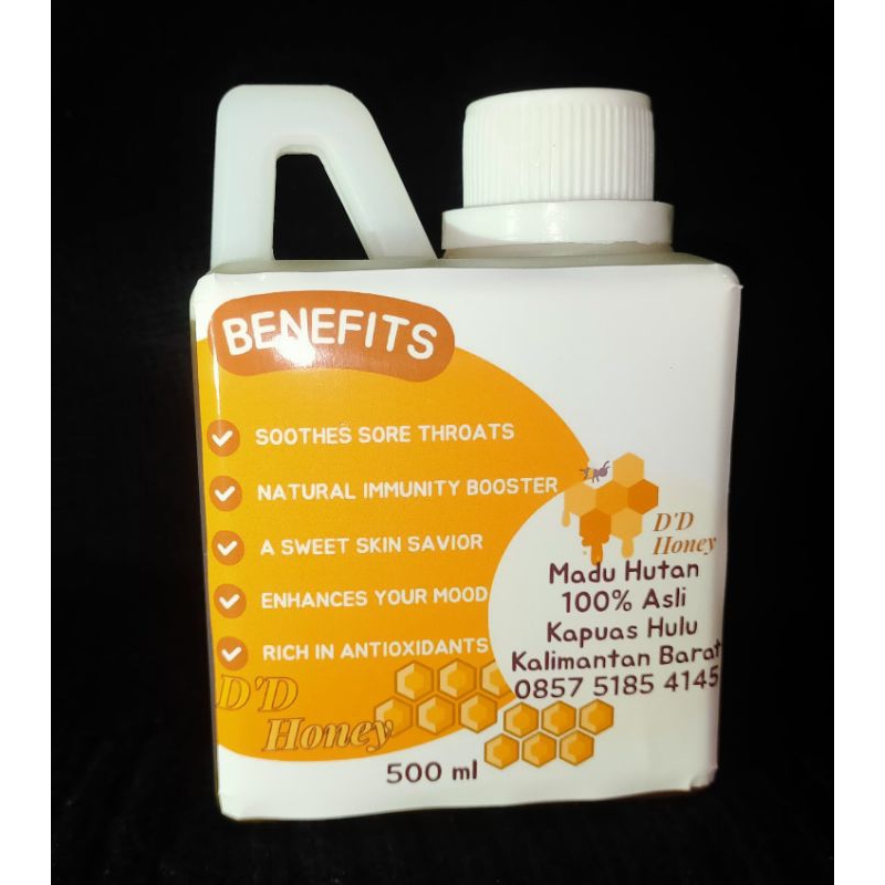 

D'D HONEY 500 ml /MADU HUTAN/MADU ASLI/KAPUAS HULU