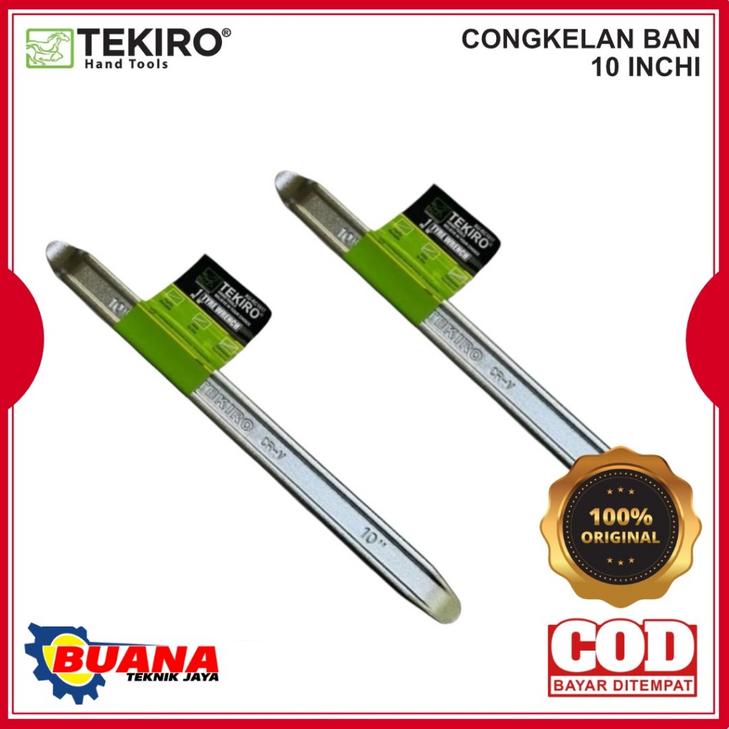 CUKIT BAN "TEKIRO" 10" INCH CR-V ( 1 PCS ) || CUKIL /CUNGKIT BAN SEPEDA MOTOR, MOBIL DLL