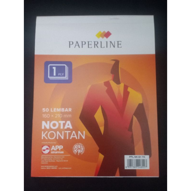 

nota kontan 1 ply (50 lembar)