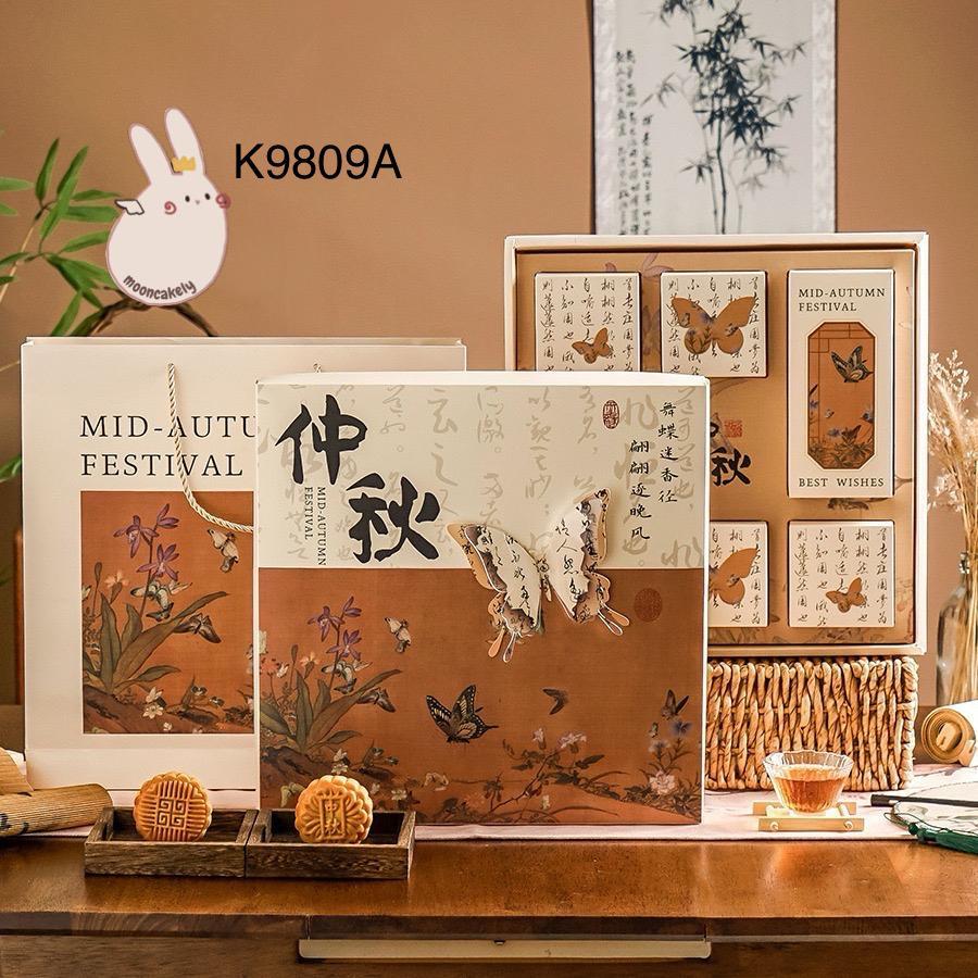 

Kotak Mooncake 3D PREMIUM K9809 dus Kue Bulan| Box| Packaging| K98