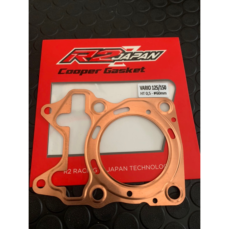 PAKING HEAD R2 JAPAN TEMBAGA VARIO 125 VARIO 150 0,5MM DIAMTER 58MM 60MM 62MM