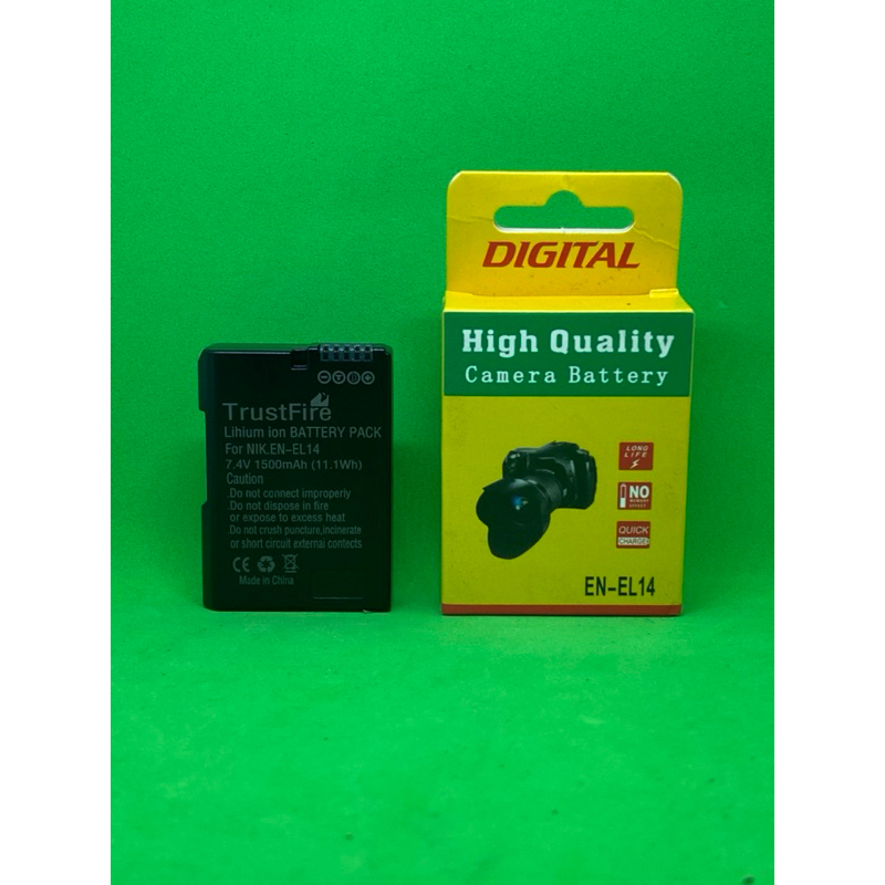 BATERAI KAMERA NIKON ENEL-14  COCOK UNTUK KAMERA NIKON D3100 D3200 D3300 D3400 D5100 D5200