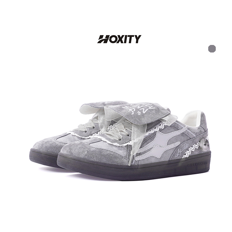 Hoxity - Zoe Sepatu Sneakers Wanita Original Korea Style Fashion  Casual Street Skate shoes - 383