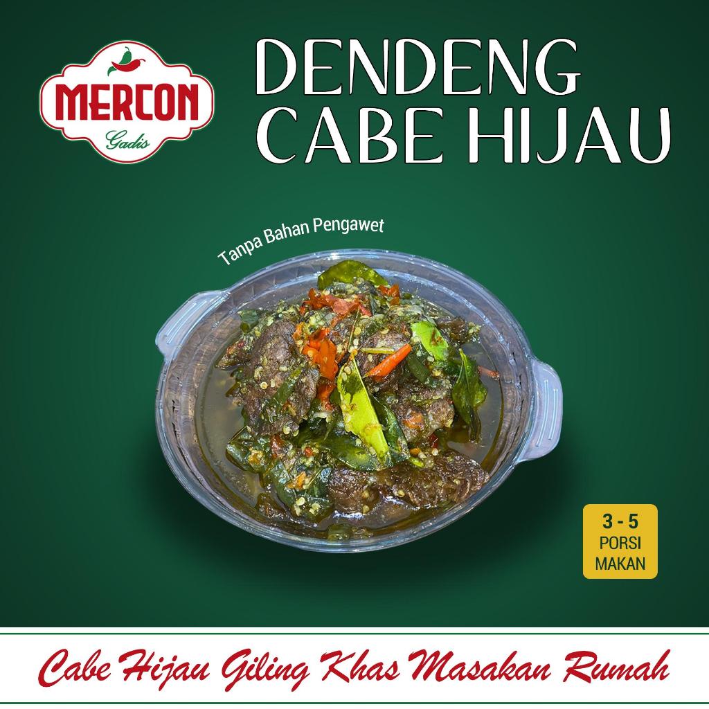 

Dendeng Cabe Hijau By Mercon Gadis - 150gr - Tanpa Bahan Pengawet