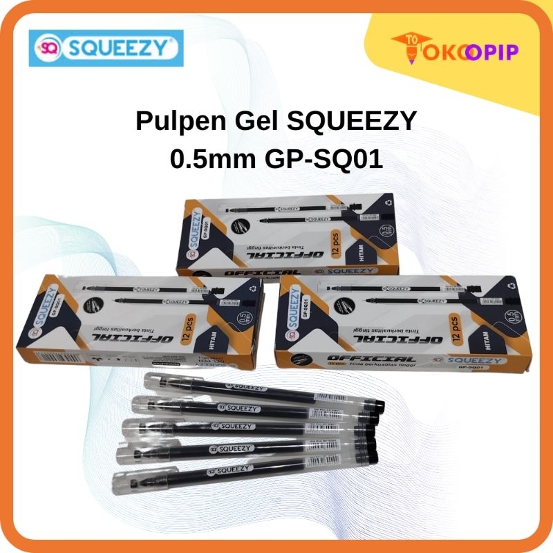 

Pulpen Gel Squeezy 0.5mm GP-SQ01 Asli Original (Pcs)