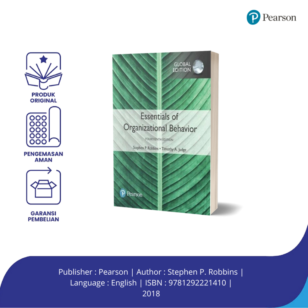 Pearson - Essentials of Organizational Behavior, Global Edition -  Stephen Robbins