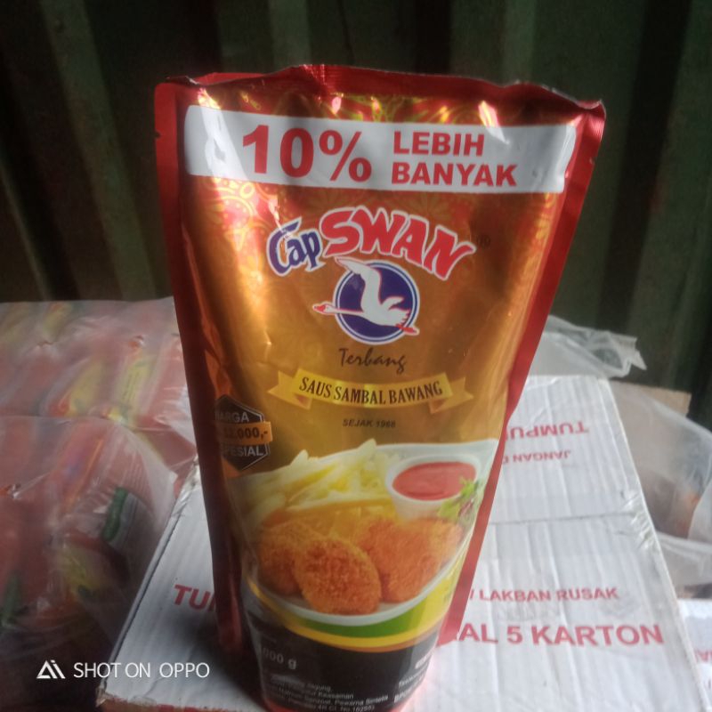 

saus sambal bawang cap Swan terbang