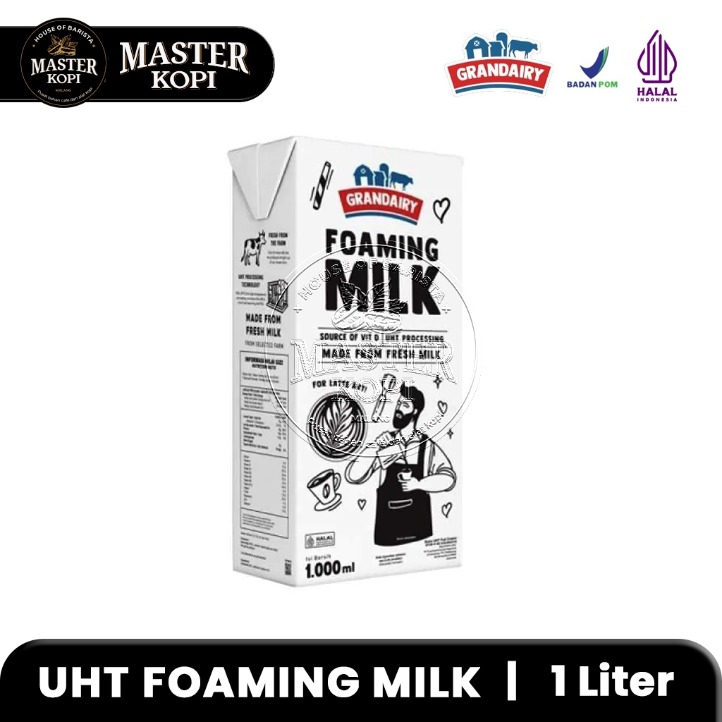 

Susu Grandairy 1L / UHT Foaming Milk / Freshmilk 1 Liter