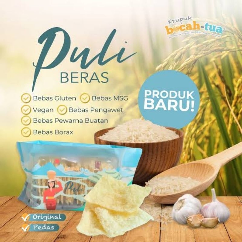 

Krupuk Bocah Tua Puli Kerupuk Gendar Mentah 200gr