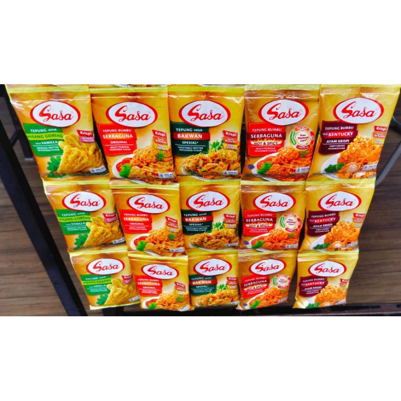 

1 Renceng isi 10 Saset Tepung Bumbu Sasa 70Gr All Varian