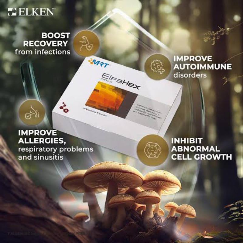 Elken Elfahex 30 Softgels Anti Kanker Tumor