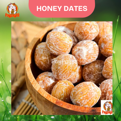 

HONEY DATES / MI ZAO / BIT CO / KURMA MADU / DRIED GOLDEN DATES 500 GRAM