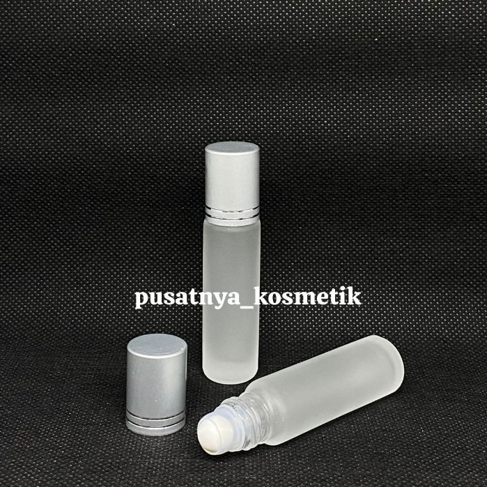Botol Roll On Doff 8ml Tutup Silver