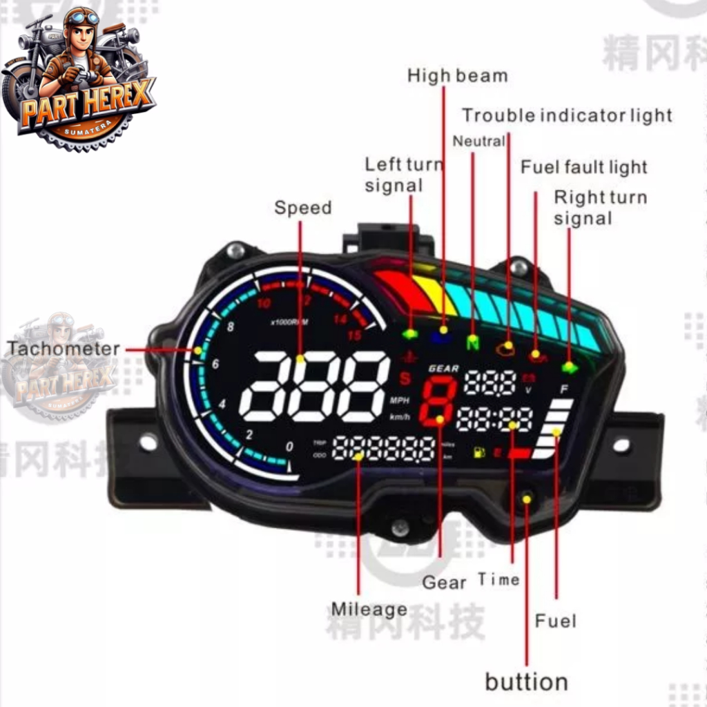 speedometer spidometer Spedo Spido digital yamaha jupiter mx king y15zr exciter 150
