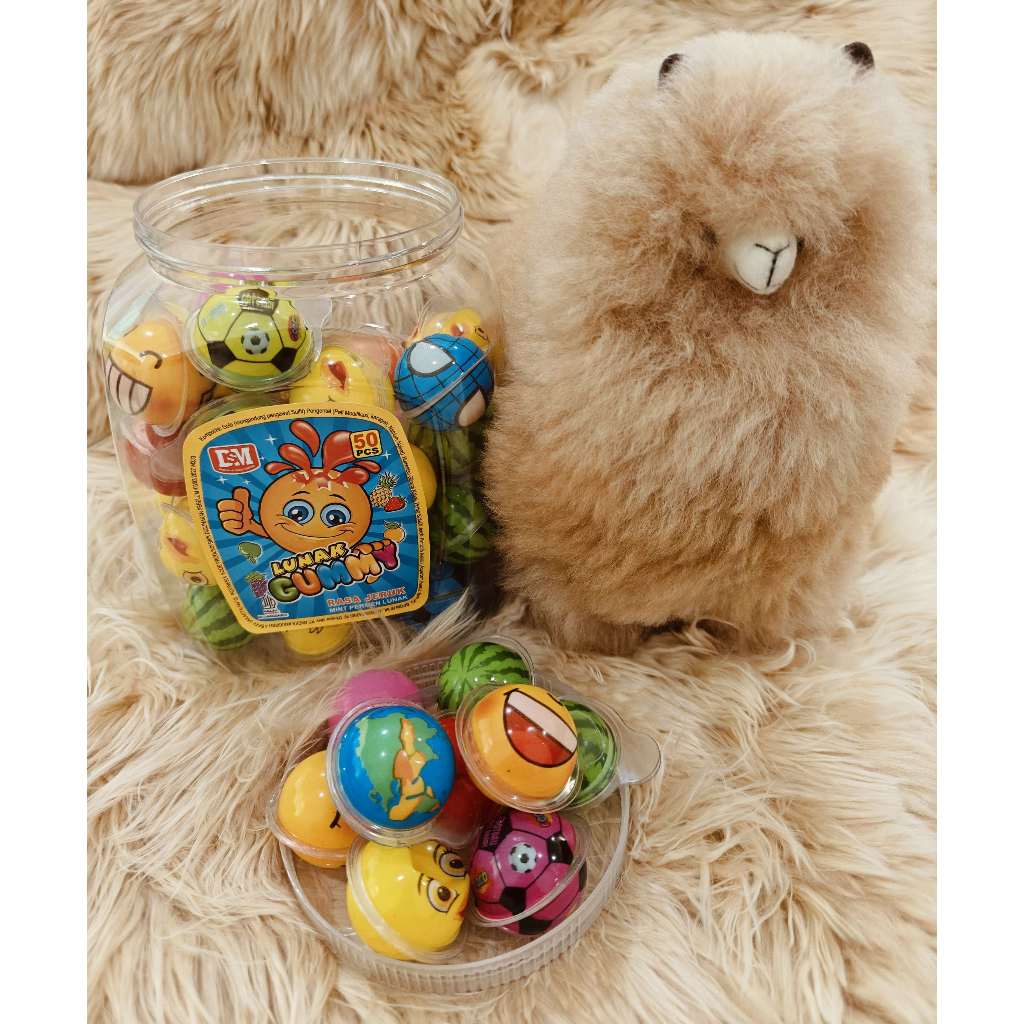 

permen lunak Bulat Besar, 50Pcs