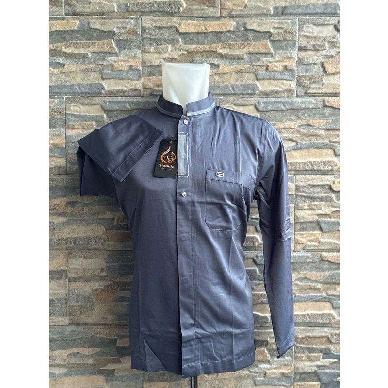Baju Taqwa modern pria Koko Al Hamda signature Long slevee warna