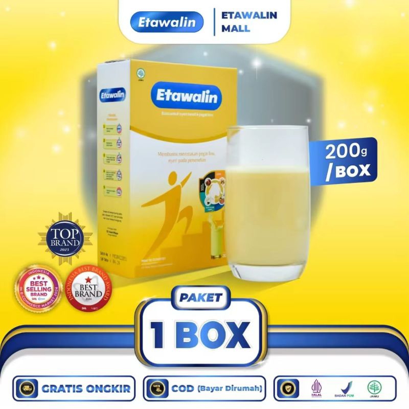 

(1Box) Susu Kambing Etawalin Asli atasi nyeri sendi dan asam urat