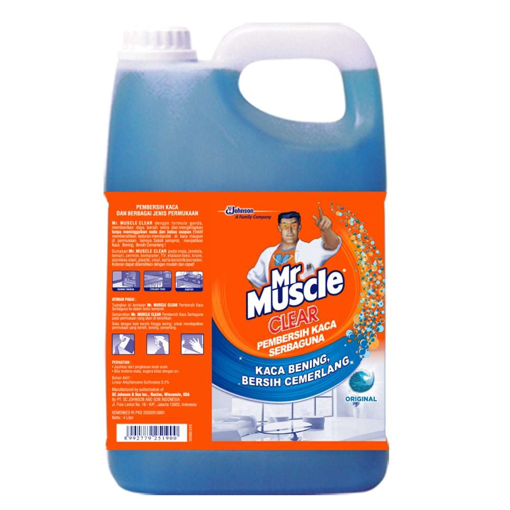 Clear galon (cairan pembersih kaca)