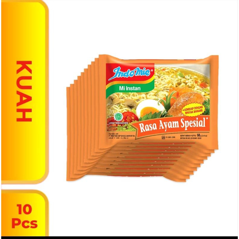 

10pcs Indomie kuah ayam spesial