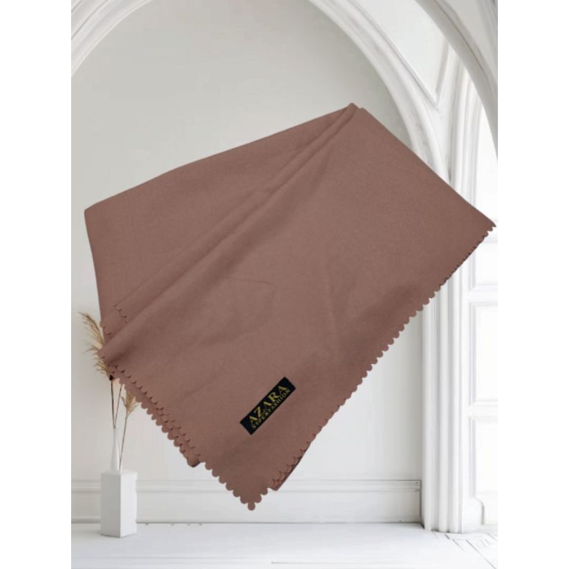 PRELOVED HIJAB SEGIEMPAT AZARA LASER CUT PINK SALEM