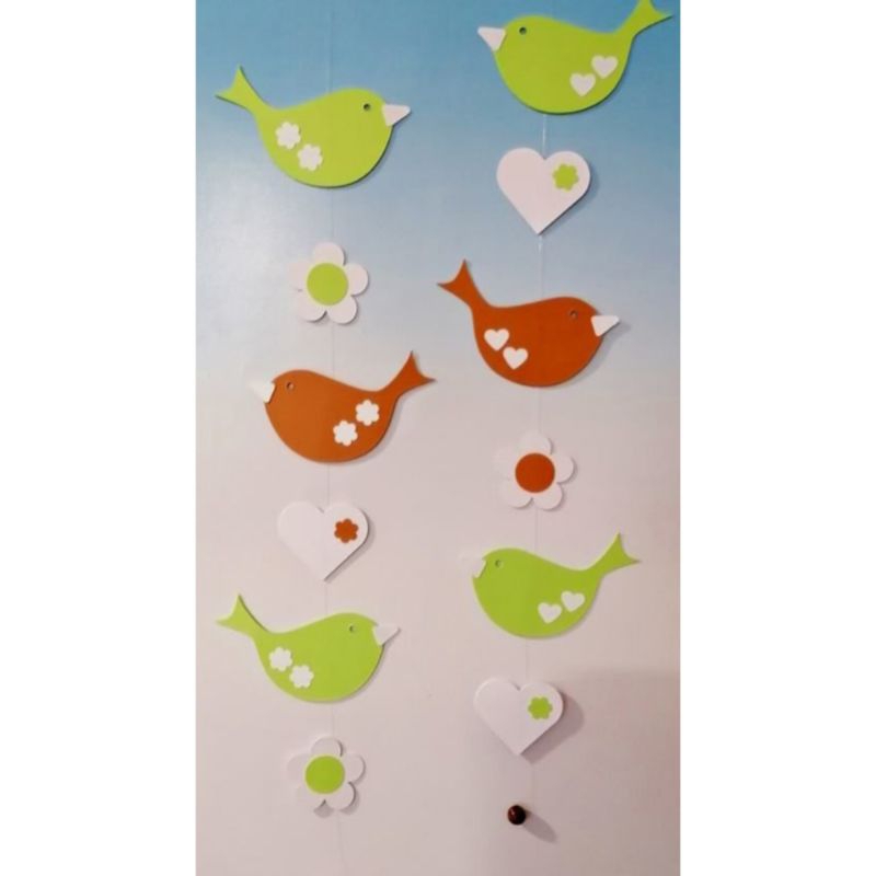 Hiasan Burung / Hiasan Jendela / Hiasan Dinding / Hiasan Kelas Tk Paud