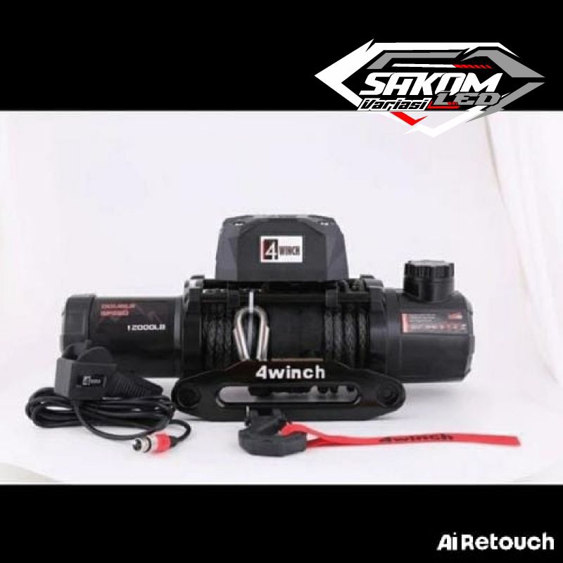 WINCH 4WINCH 1200LBS DOUBLE SPEED SYNTHETIC ROPE