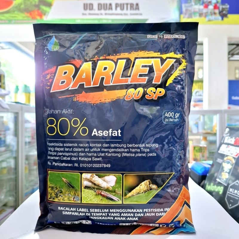 INSEKTISIDA BARLEY 80SP 400gram Pembasmi Hama Tanaman Cabai Dan Kelapa Sawit