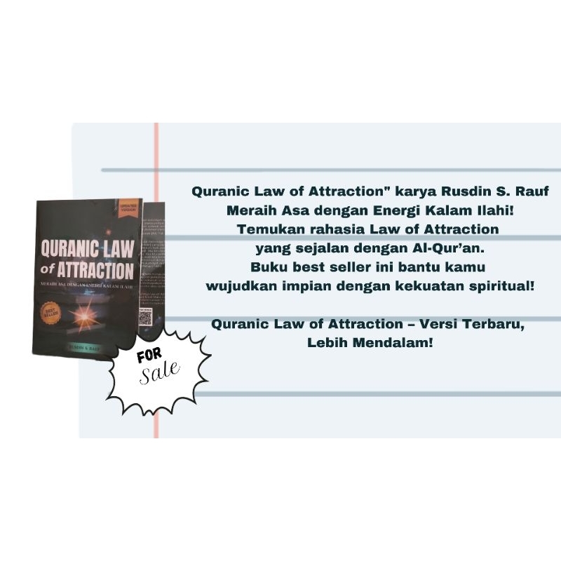 BUKU Quaranic Law Of Attraction