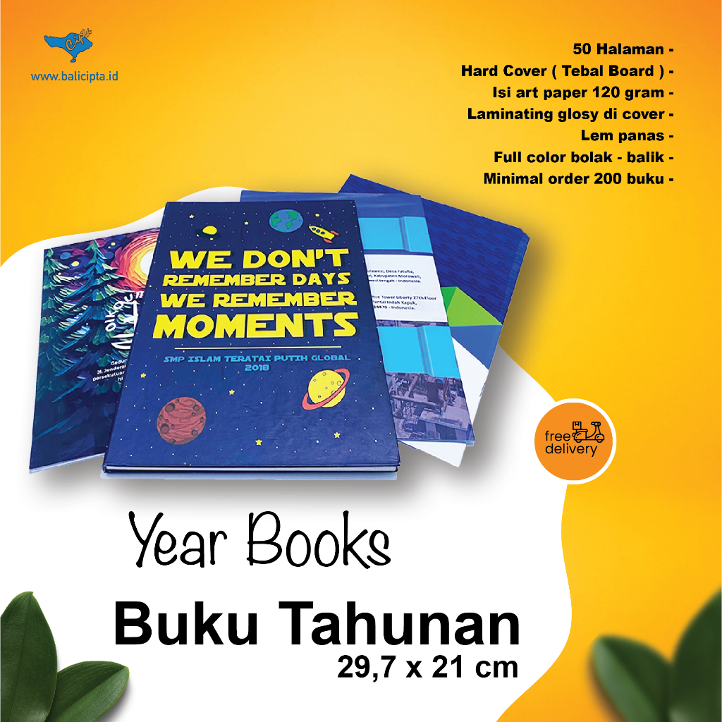 Cetak Buku Tahunan / Yearbook Custome