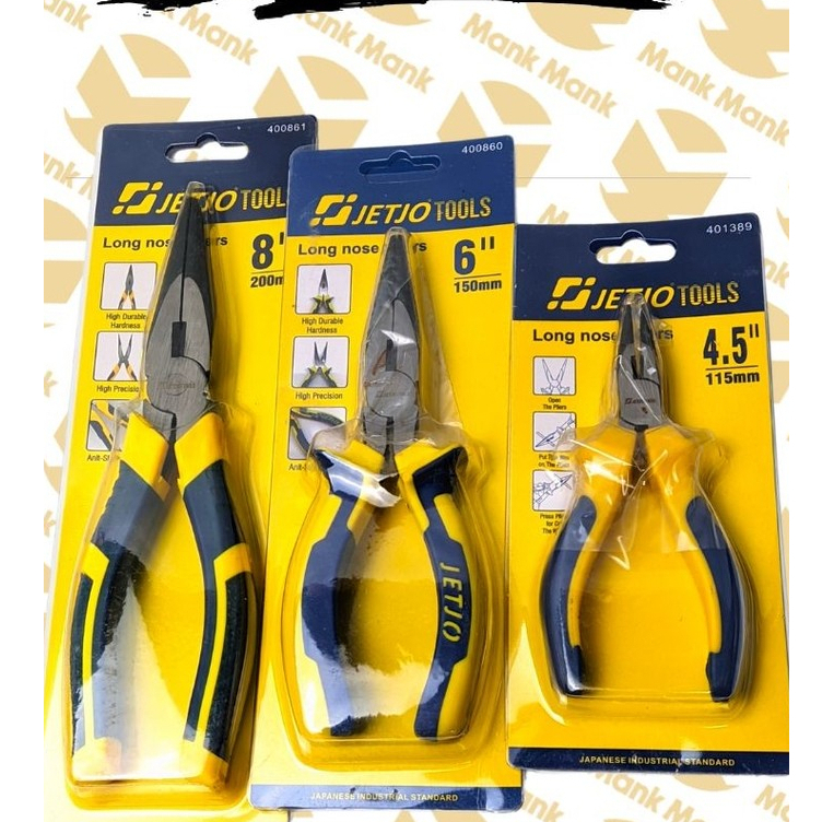 Tang Lancip Panjang Jetjo Tools (LONG NOSE PLIERS) Tang Lancip Kecil Jetjo Tools