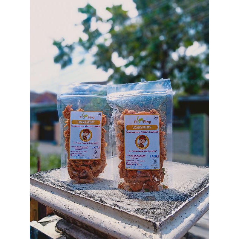 

Udang kerispi renyah gurih sehat produk homemade UMKM pipingsnack semarang