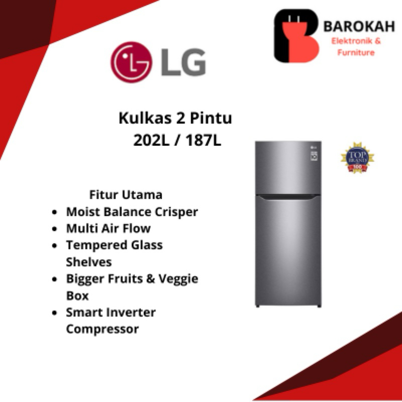 KULKAS 2 PINTU LG