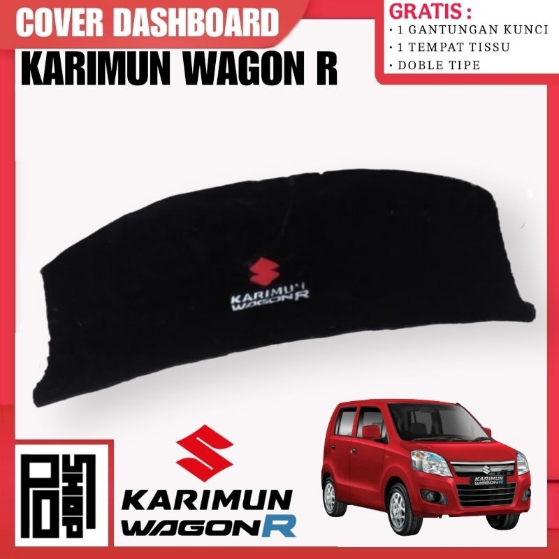 Cover dashboard bulu mobil Suzuki Karimun Wagon R 2013-2021 // alas dashboard mobil bulu karimun wag