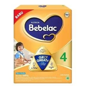 

Bebelac 4 GroGreat+ Susu bubuk Pertumbuhan Anak Vanila 1 Kg