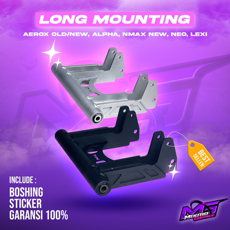 Mounting Panjang Aerox Old/New/NMAX New/Neo V.2 Special Tipe