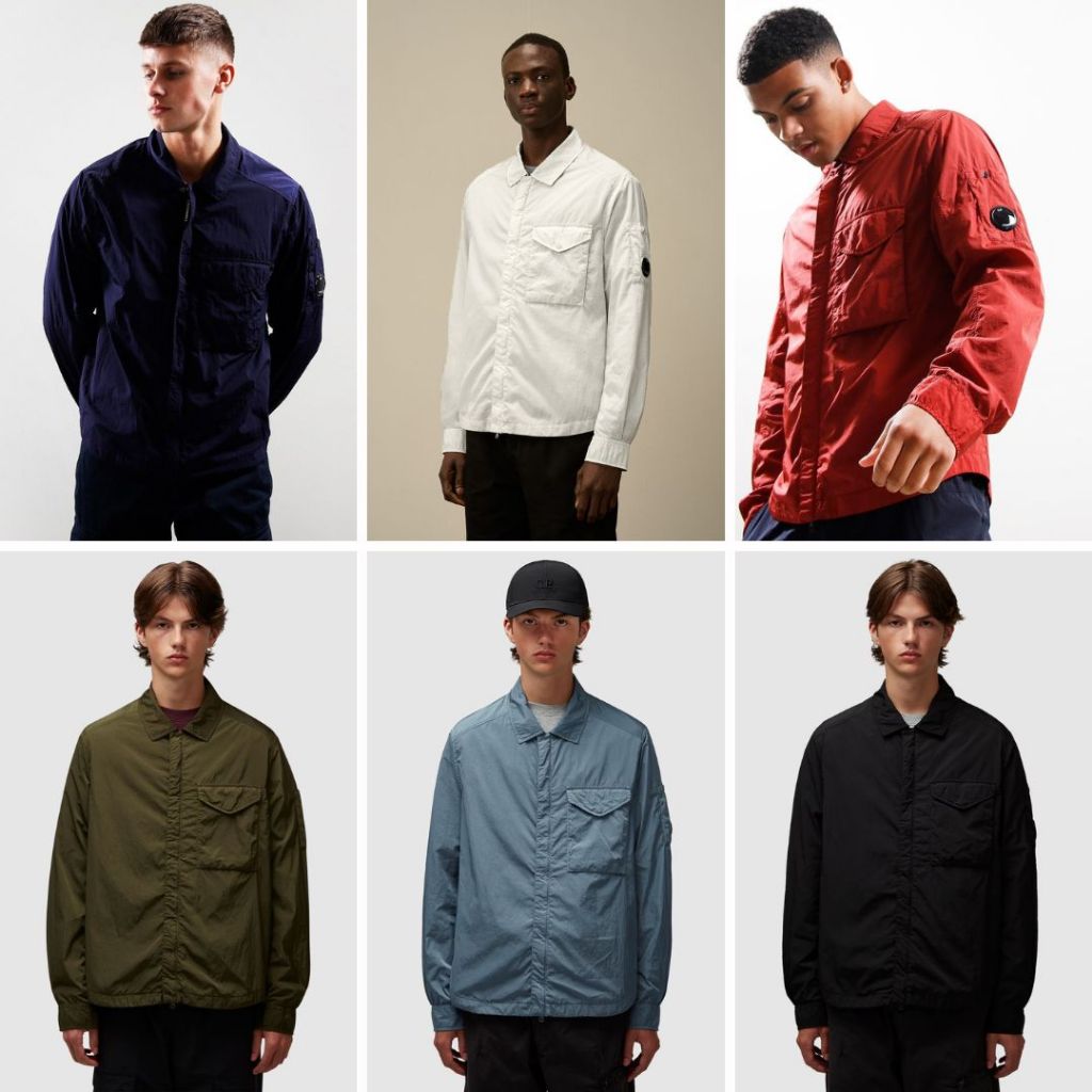 CP Company Men Lightweight Overshirt jaket cowo Jacket pria