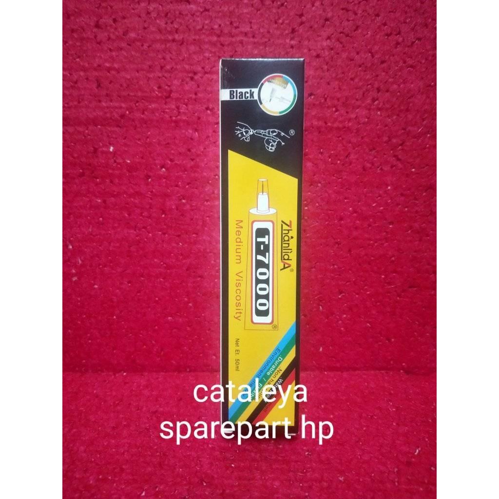 LEM LCD TOUCHSCREEN B-7000 T-7000 / LEM LAYAR HP / LEM LCD TRANSPARAN - HITAM T-7000