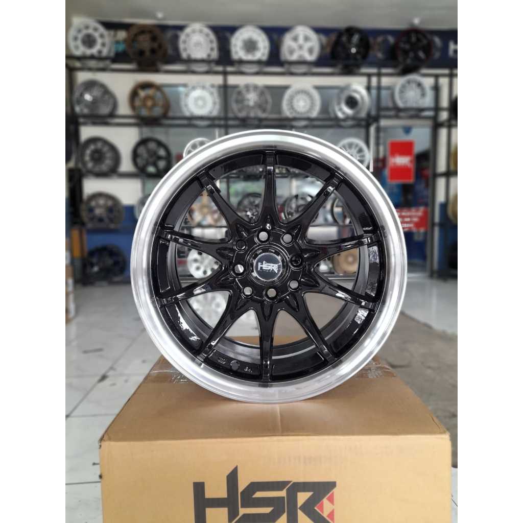 Velg CE28 R15 velg hsr hiroshima ring 15 model belang lebar 7/8 Et35/20 gratis ongkir