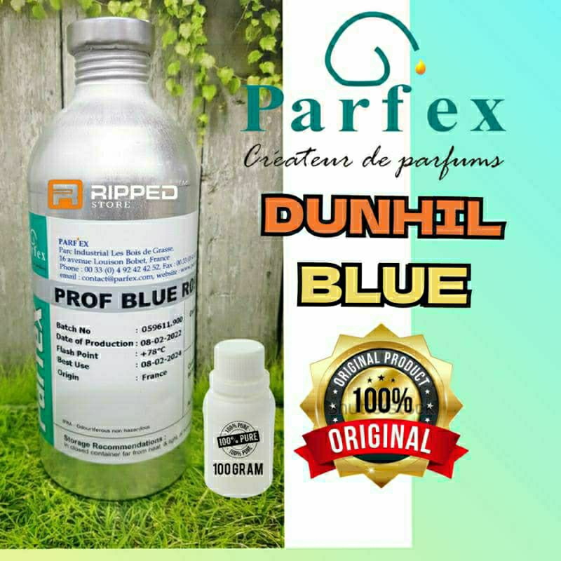 (100ML) Bibit Parfum Murni Prof Blue Dunhil Blue | By Original Parfex