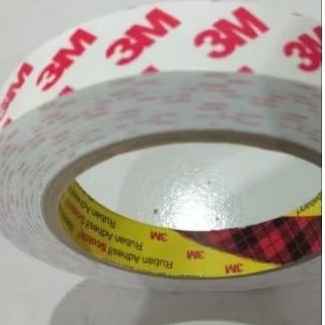 

Double Tape 3M foam Pe 18mmx4m perekat foam white/putih