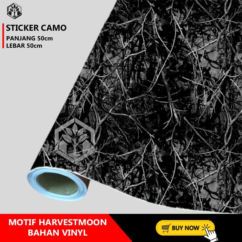 

STICKER CAMO BAHAN VINYL MOTIF HARVESTMOON 50x50cm