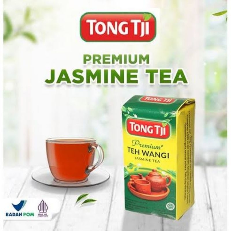 

TERMURAH Teh tong tji premium jasmine tea kemasan 50g