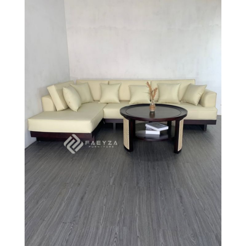 Sofa Meja Tamu | Sofa Modern | Sofa Kayu Jati Minimalis