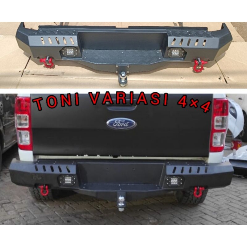 Bemper Bumper Belakang Ford Ranger T6 Model Option