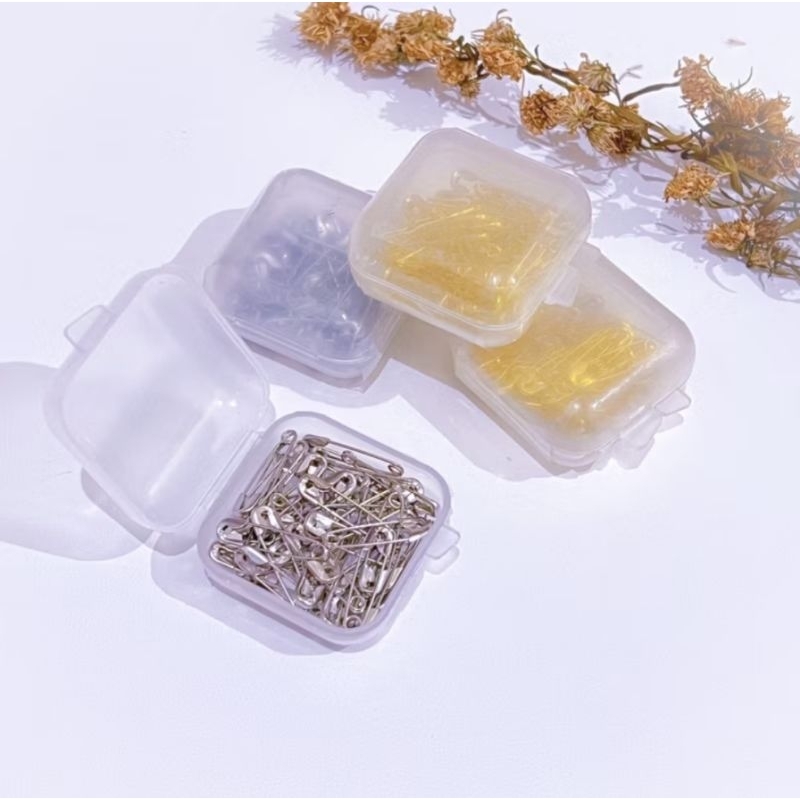 [BISA COD] PENITI HIJAB PREMIUM JARUM SUPER TAJAM ANTI KARAT / PENITI HIJAB / PENITI JILBAB / BROS H