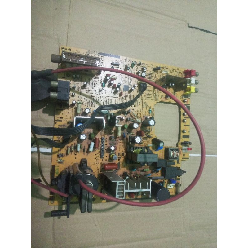 Mesin tv Sharp flat 21in